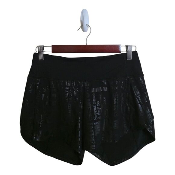 COPY - Lululemon Shorts Women 4 RUN Speed Up 20 YR MANIFESTO Foil 4